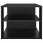 Preview: Couchtisch Schwarz 100x50x40 cm Holzwerkstoff