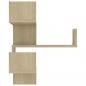 Preview: Wand-Eckregale 2 Stk. Sonoma-Eiche 40x40x50 cm Holzwerkstoff