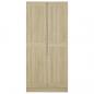 Preview: Kleiderschrank Sonoma-Eiche 82,5x51,5x180 cm Holzwerkstoff
