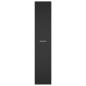 Preview: Apothekerschrank Schwarz 30x42,5x150 cm Holzwerkstoff