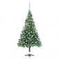 Preview: ARDEBO.de - Künstlicher Weihnachtsbaum Beleuchtung Kugeln 180cm 564 Zweige