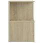Preview: Nachttische 2 Stk. Sonoma-Eiche 35x35x55 cm Holzwerkstoff