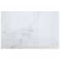 Preview: ARDEBO.de - Tischplatte Weiß 100x62 cm 8 mm Hartglas in Marmoroptik