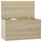 Preview: Aufbewahrungstruhe Sonoma-Eiche 84x42x46 cm Holzwerkstoff