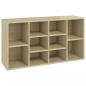 Preview: Schuhbank Sonoma-Eiche 103x30x54,5 cm Holzwerkstoff
