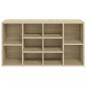 Preview: Schuhbank Sonoma-Eiche 103x30x54,5 cm Holzwerkstoff