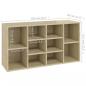 Preview: Schuhbank Sonoma-Eiche 103x30x54,5 cm Holzwerkstoff