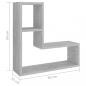 Preview: Wandregale 2 Stk. Betongrau 50x15x50 cm Holzwerkstoff