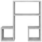 Preview: Wandregale 2 Stk. Betongrau 50x15x50 cm Holzwerkstoff