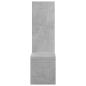 Preview: Wandregale 2 Stk. Betongrau 50x15x50 cm Holzwerkstoff