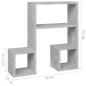 Preview: Wandregale 2 Stk. Betongrau 50x15x50 cm Holzwerkstoff