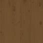 Preview: Gartenhocker 70x70x30 cm Honigbraun Massivholz Kiefer