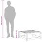 Preview: Gartenhocker 70x70x30 cm Honigbraun Massivholz Kiefer