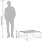 Preview: Gartenhocker 70x70x30 cm Honigbraun Massivholz Kiefer