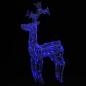 Preview: LED-Rentier Weihnachtsdeko 90 LEDs 60x16x100 cm Acryl