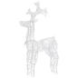 Preview: LED-Rentier Weihnachtsdeko 90 LEDs 60x16x100 cm Acryl
