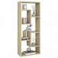 Preview: Wandregal Sonoma-Eiche 36x16x90 cm Holzwerkstoff