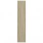 Preview: Wand-Schuhschrank Sonoma-Eiche 80x18x90 cm Holzwerkstoff