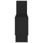 Preview: Wandregal in Autoform Schwarz 82x15x51 cm Holzwerkstoff