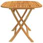 Preview: Klappbarer Gartentisch 160x85x75 cm Massivholz Eukalyptus