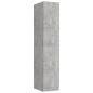 Preview: Apothekerschrank Betongrau 30x42,5x150 cm Holzwerkstoff