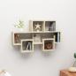 Preview: ARDEBO.de - Wandregal in Autoform Sonoma-Eiche 82x15x51 cm Holzwerkstoff