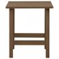 Preview: Adirondack-Gartenstuhl mit Tisch Massivholz Tanne Braun