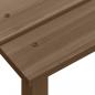 Preview: Adirondack-Gartenstuhl mit Tisch Massivholz Tanne Braun
