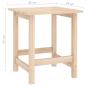 Preview: Adirondack-Gartenstuhl mit Tisch Massivholz Tanne