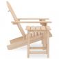 Preview: Adirondack-Gartenstuhl mit Tisch Massivholz Tanne