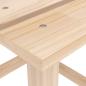 Preview: Adirondack-Gartenstuhl mit Tisch Massivholz Tanne