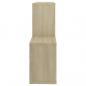 Preview: Wandregal Sonoma-Eiche 100x18x53 cm Holzwerkstoff