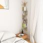 Preview: Wand-Eckregal Sonoma-Eiche 20x20x127,5 cm Holzwerkstoff