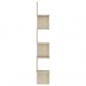 Preview: Wand-Eckregal Sonoma-Eiche 20x20x127,5 cm Holzwerkstoff