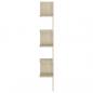 Preview: Wand-Eckregal Sonoma-Eiche 20x20x127,5 cm Holzwerkstoff