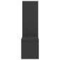 Preview: Wandregale 2 Stk. Grau 50x15x50 cm Holzwerkstoff