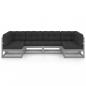 Preview: 6-tlg. Garten-Lounge-Set mit Kissen Grau Massivholz Kiefer