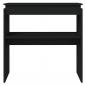Preview: Konsolentisch Schwarz 80x30x80 cm Holzwerkstoff