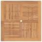 Preview: Gartentisch Klappbar 110x110x75 cm Massivholz Teak
