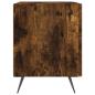 Preview: Nachttisch Räuchereiche 40x35x47,5 cm Holzwerkstoff