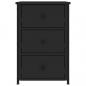 Preview: Nachttisch Schwarz 40x36x60 cm Holzwerkstoff