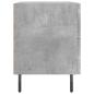 Preview: Nachttisch Betongrau 40x35x47,5 cm Holzwerkstoff