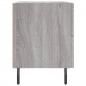 Preview: Nachttisch Grau Sonoma 40x35x47,5 cm Holzwerkstoff