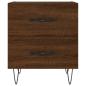 Preview: Nachttisch Braune Eiche 40x35x47,5 cm Holzwerkstoff