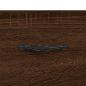 Preview: Nachttisch Braune Eiche 40x35x47,5 cm Holzwerkstoff