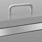 Preview: Mülltonnenbox für 2 Tonnen 138x77,5x115,5 cm Edelstahl