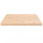 Preview: Tischplatte 60x60x2,5 cm Massivholz Kiefer Quadratisch