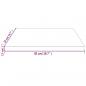 Preview: Tischplatte 50x50x2,5 cm Massivholz Kiefer Quadratisch