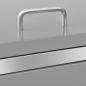 Preview: Mülltonnenbox für 3 Tonnen 207x77,5x115 cm Edelstahl