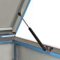 Preview: Mülltonnenbox für 2 Tonnen 138x77,5x112,5 cm Edelstahl